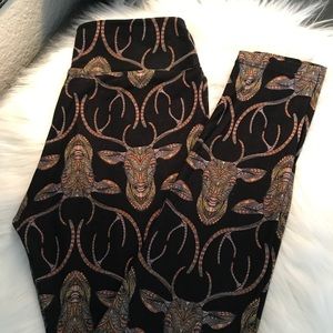 Deer/Stag Lularoe OS Leggings